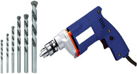 MLD Electric Drill Machine with Masonry Bit Set Drill Machine with Bit Set Pistol Grip Drill(10 mm Chuck Size)