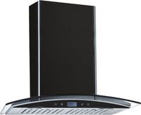 Kaff OPEC DHC-90 CM () LIFE TIME WARRANTY Auto Clean Wall Mounted Chimney(Black 1180 CMH)