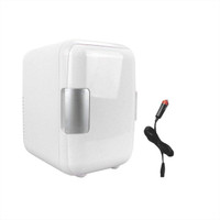 Globalurja.com W02-R Car Refrigerator Cum Food Warmer 4L 4 L Compact Refrigerator(White)