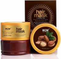 WOW SKIN SCIENCE Wheat & Soy Amino Acids, Moroccan Argan Oil Hair Mask for Normal Hair(200 ml)
