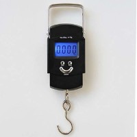 Sales Hub Digital Luggage Weighing Scale with Jumbo Hook Green Backlight - 50kg Weighing Scale(Multicolor)