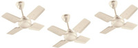 Polar Super Speed 4 Blade 4 Blade Ceiling Fan PACK_3 600 mm 4 Blade Ceiling Fan(Beige, Pack of 3)