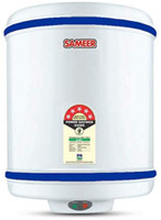 Sameer 10 L Storage Water Geyser (SAL202 10-Litre Spout Water Heater (White), White)