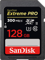 SanDisk Extreme Pro 128 GB SDXC Class 10 300 Mbps  Memory Card