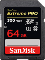 SanDisk Extreme Pro 64 GB SDXC Class 10 300 Mbps  Memory Card