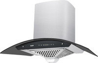 Kaff AMBRA DHC 60 Silver Auto Clean Wall Mounted Chimney(Silver 1180 CMH)