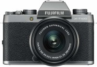 FUJIFILM X Series X-T100 Mirrorless Camera Body with XC 15 - 45 mm Lens F3.5 - 5.6 OIS PZ(Silver, Black)