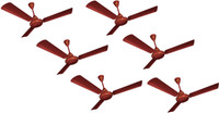 Polar Winpro Base Ceiling Fan PACK_6 600 mm 3 Blade Ceiling Fan(White, Pack of 6)