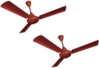 Polar Ceiling Fan PACK_2 600 mm 3 Blade Ceiling Fan(White, Pack of 2)