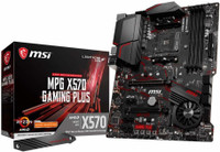 MSI MPG X570 Gaming Plus AMD ATX Gaming Motherboard Motherboard(BLACK AND RED)