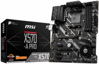 MSI X570-A PRO Gaming Motherboard Motherboard(Black)