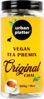 Urban Platter Vegan Tea Premix, Original Chai, 500g / 18oz [Just Add Water, Classic Tea, Dairy-Free Instant Tea] Unflavoured Instant Tea Plastic Bottle(500 g)