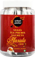 Urban Platter Vegan Tea Premix Sachets, Masala Chai, 240g / 8.4oz [Just Add Water, 12 Sachets, Dairy-Free Instant Tea] Unflavoured Instant Tea Plastic Bottle(200 g)