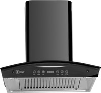 KIW Half Price Offer DIO BK, 60 CM,  Chimney Auto Clean Wall Mounted Chimney(Black 1180 CMH)