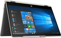 (Refurbished) HP Pavilion x360 Core i5 8th Gen - (8 GB/256 GB SSD/Windows 10 Home) 14-cd0081tu 2 in 1 Laptop(14 inch, Pale Gold, 1.59 kg)