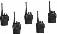 AHAXA Handheld Amateur Radio Two Way Radio Long Range (Pack Of 5) BF-888S (Pack Of 5) Walkie Talkie(Black)