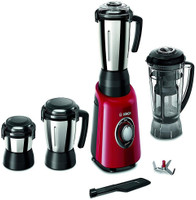 BOSCH MGM4341RIN Radiance 600 Juicer Mixer Grinder (4 Jars, Red)