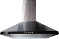 Kkolar KROME 60 Wall Mounted Chimney(Silver 1080 CMH)