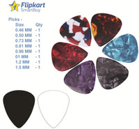 Flipkart SmartBuy AGP-20 Pack of 8 ( 0.46,0.50,0.73,0.81,0.96,01,1.2,1.5MM) Guitar Pick(Pack of 8)