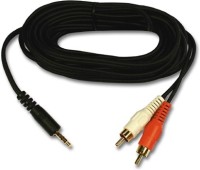 AV  TV-out Cable RCA 2RC(Black, For DVD)