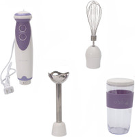 Moaere Hand Blender 200 W Hand Blender(White, Purple)