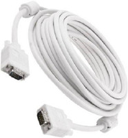 Di Innovating Technology VGA CABLE 50MEETER 50 m VGA Cable(Compatible with LAPTOP, DESKTOP, PROJECTOR, LED T.V, CCTV CAMERA, White, One Cable)
