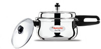 Butterfly Present Stainless steel cute 5.5 liter cooker with extra glass Lid 5.5 L Induction Bottom Pressure Cooker(Stainless Steel)