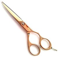 sweetpea Professional Salon Barber Hair Cutting Scissors(Set of 1, Golden)