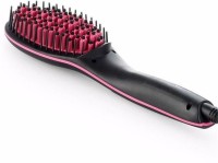 JP Brothers ENTERPRISE Simply Ceramic Hair Straightener Brush SIMPLY HAIR STRAIGHTENER A-52 Hair Straightener Brush(Black)