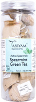 Tassyam Ashna Spearmint | 10 Natural Teabags Mint Green Tea Bags Plastic Bottle(10 Bags)