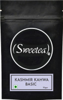 Sweetea Kashmir Kahwa Basic Almond, Spices, Cardamom, Cinnamon, Cloves Green Tea Pouch(70 g)