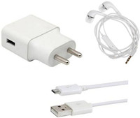 Badger Wall Charger Accessory Combo for Vivo Y91, Vivo Y91i,Vivo V5s/Vivo Y66/Vivo Y53/Vivo Y55s/Vivo V5/Vivo V5 Plus/Vivo V5 Plus IPL Edition/Vivo Y21L/Vivo Y51L/Vivo V7 Plus/Vivo Y21/Vivo V7/Vivo Y69/Vivo Y55L/Vivo V3 Max/Vivo X5 Pro/Vivo Y15/Vivo V3/ Vivo Y91i/Vivo Y93/Vivo Y81/Vivo Y95(White)
