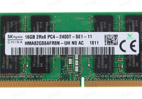 Hynix pc4-19200 .2V Non ecc, SO Dimm DDR4 16 GB (Dual Channel) Mac, Laptop (HMA82GS6AFR8N-UH, 2RX8 PC4-2400T-SE1-11 Laptop Memory module)