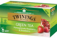 Twinings pomegrante, raspberry, strawberry Pomegranate Green Tea Bags Box(37.5 g)
