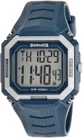 Sonata 77048PP02  Digital Watch For Men
