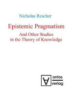 Epistemic Pragmatism and Other Studies in the Theory of Knowledge(English, Electronic book text, Rescher Nicholas)