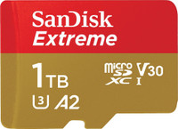 SanDisk Extreme 1 MicroSDXC UHS Class 3 160 Mbps  Memory Card(With Adapter)