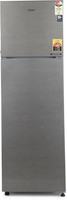 Haier 258 L Frost Free Double Door 3 Star Convertible Refrigerator(Brushline Silver, Dazzel Steel, HEF-25TDS)