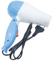 MOONZA Mini Foldable Hand Hair Dryer Hair Dryer(1000 W, Multicolor)