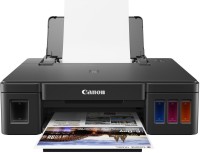 Canon PIXMA G1010 Single Function Color Inkjet Printer (Color Page Cost: 0.21 Rs. | Black Page Cost: 0.09 Rs. | Borderless Printing)(Black, Ink Tank, 4 Ink Bottles Included)