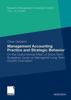 Management Accounting Practice and Strategic Behavior(English, Electronic book text, Gediehn Oliver)