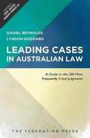 Leading Cases In Australian Law(English, Paperback, Reynolds Daniel)