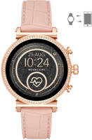MICHAEL KORS Gen 4 Sofie Smartwatch(Pink Strap, Free Size)