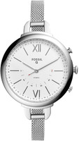 FOSSIL Q Annette Smartwatch(Silver Strap, Free Size)
