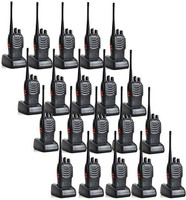visionrabbit Bf888s walki talki(20pcs) WALKI TALKI(20pcs) Walkie Talkie(Black)