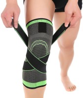 Wonder World Side Stabilizers & Patella Gel Pads for Knee Support Knee Support(Black)