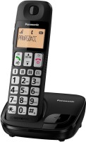 Panasonic big button kx-tge110 Cordless Landline Phone(Black)