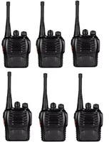 visionrabbit BAOFENG bf 888s walkie talkie(6pcs) BAOFENG bf888s walkie talkie(6pcs) Walkie Talkie(Black)