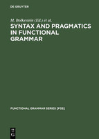 Syntax and Pragmatics in Functional Grammar(German, Hardcover, unknown)
