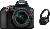 NIKON D3500 DSLR Camera AF-P DX NIKKOR 18-55mm (With Starboy Headphone) DSLR Camera AF-P DX NIKKOR 18-55mm f/3.5-5.6G VR(Black)